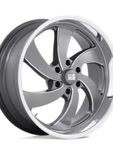 U.S. Mags U133 Desperado Wheel 22x10 6x139.7 25mm Anthracite Milled Diamond Cut Milled                                     - U133220077+25L - Image 2