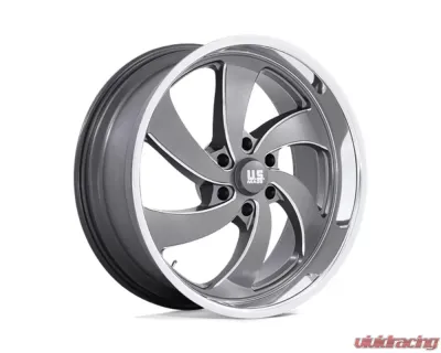 U.S. Mags U133 Desperado Wheel 22x10 6x139.7 25mm Anthracite Milled Diamond Cut Milled - U133220077+25L