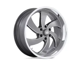 U.S. Mags U133 Desperado Wheel 22x10 6x139.7 25mm Anthracite Milled Diamond Cut Milled