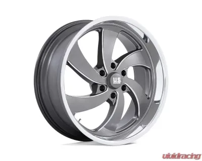 U.S. Mags U133 Desperado Wheel 22x10 6x139.7 25mm Anthracite Milled Diamond Cut Milled - U133220077+25R