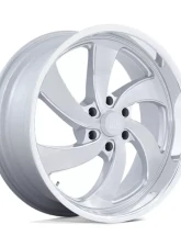 U.S. Mags U134 Desperado Wheel 22x10 6x139.7 25mm Silver Brushed Face Milled Diamond Cut Milled                                     - U134220077+25L - Image 2