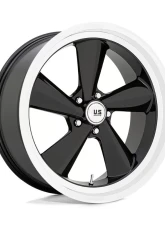 U.S. Mags U136 TS Wheel 22x10.5 5x120.65 0mm Gloss Black w/Diamond Cut Lip                                     - U13622056157L - Image 3