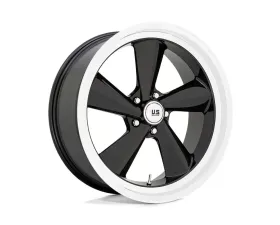 U.S. Mags U136 TS Wheel 22x10.5 5x120.65 0mm Gloss Black w/Diamond Cut Lip