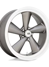 U.S. Mags U137 TS Wheel 22x10.5 5x120.65 0mm Anthracite w/Diamond Cut Lip                                     - U13722056157L - Image 3