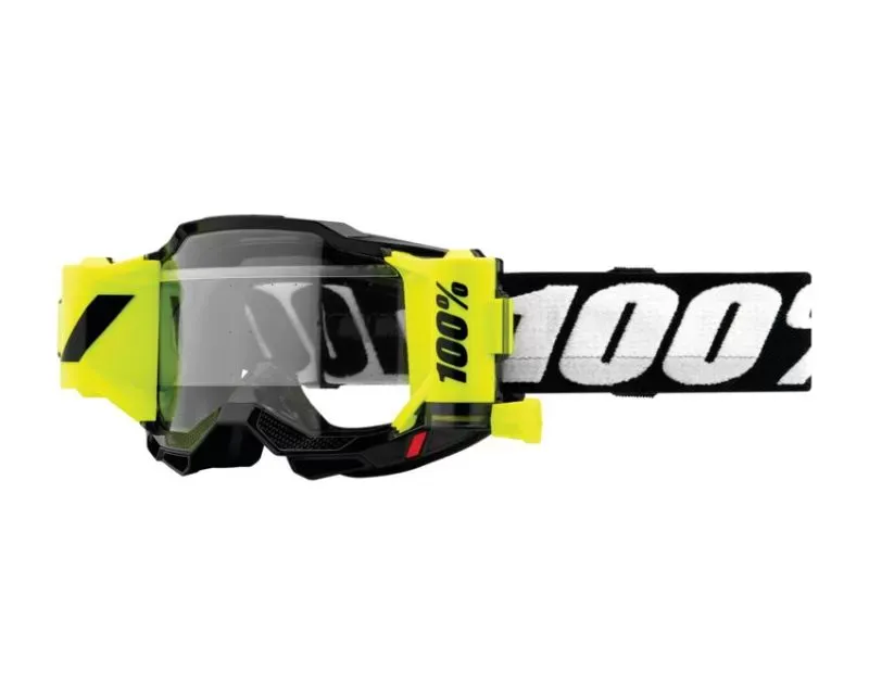 100% Accuri Jr. 2 Forecast Goggle Black with Clear Lens - 50320-901-01