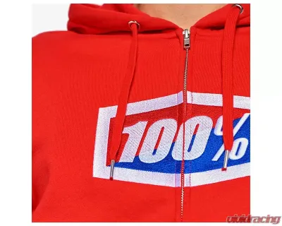 100% Official Zip Fleece Hoodie - 20032-00015