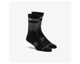 100% Advocate Blur Performance MTB Socks Black/Charcoal S/M