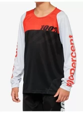 100% R-Core Youth Long Sleeve Jersey                                     - 40008-00003 - Image 2