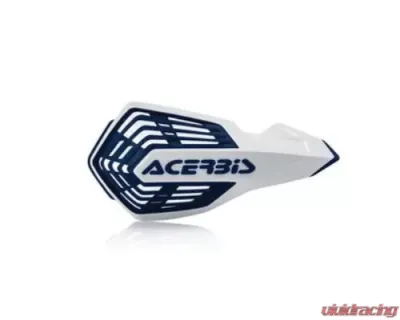 Acerbis X-Future Handguards, White/Dark Blue, Universal Fit, Lightweight, Adjustable - 2801966819