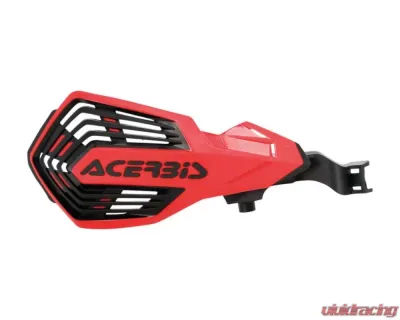 Acerbis Red | Black K-Future Handguards for Brembo & Magura Brake/Clutch Perches - 2895621018