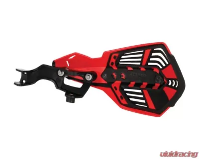 Acerbis Red | Black K-Future Handguards for Brembo & Magura Brake/Clutch Perches - 2895621018