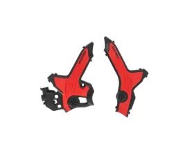 Acerbis X-Grip Frame Guard Black/Red Honda Moto CRF300L | CRF300LA ABS 2021-2022