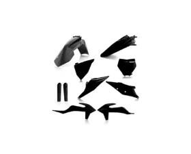 Acerbis Black Full Plastic Kit KTM 125-450SX | SX-F | XC | XC-F 2022-2024