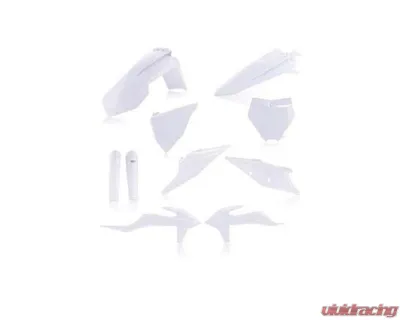 Acerbis White Full Plastic Kit for KTM 125-450SX | SX-F | XC | XC-F 2022-2024 - 29865-10002