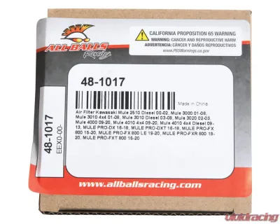 All Balls Racing OE Replacement Air Filter Kawasaki KAF 2000-2021 - 48-1017