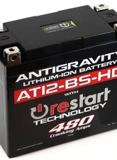 Antigravity 480 Cranking Amps AT12BS Heavy-Duty Lithium Battery w/Re-Start                                     - AG-AT12BS-HD-RS - Image 2