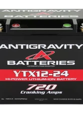 Antigravity YTX12-24 Left Side Negative Terminal Lithium Battery                                     - AG-YTX12-24-L - Image 2