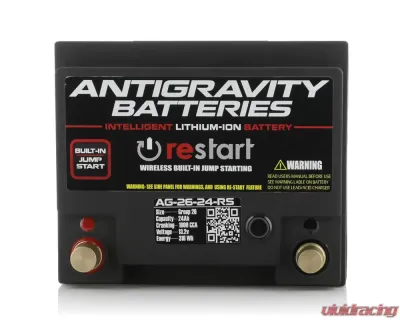 Antigravity 20Ah Group 26 UTV/Car Lithium Battery - AG-26-20-RS