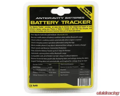 Antigravity Battery Tracker Lithium Monitor - AG-BTR-1