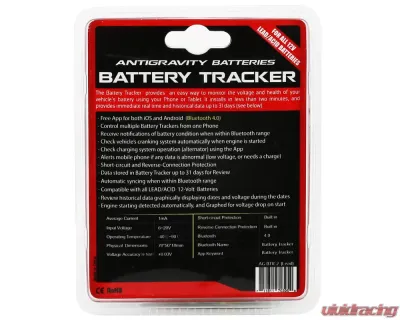 Antigravity Battery Tracker Lead/Acid Monitor - AG-BTR-2