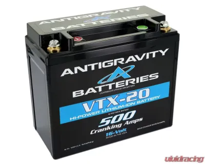 Antigravity 16V VTX-20 Left Side Negative Terminal Lithium Battery - AG-VTX-20-L