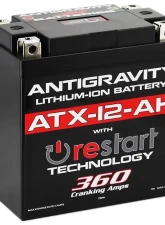 Antigravity YTX12B-BS Lithium Battery w/Re-Start                                     - AG-ATX12-AH-RS - Image 3
