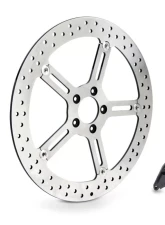Arlen Ness 15" Big Brake Right Rotor Harley Davidson Dyna | Softail w/ Hub Mount 2006-2017                                     - 02-973 - Image 3