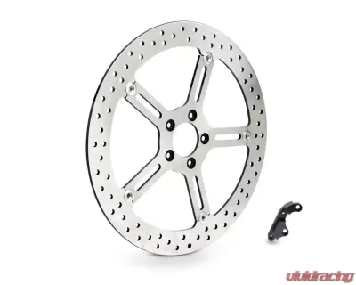 Arlen Ness 15" Big Brake Right Rotor Harley Davidson Dyna | Softail w/ Hub Mount 2006-2017 - 02-973