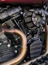 Arlen Ness 10-Gauge Transmission All Black Top Cover Harley Davidson M8 Engines 2017+                                     - 03-864 - Image 2