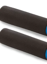 Arlen Ness Knurled Standard Male Mount Blue Footpegs Harley Davidson                                     - 07-937 - Image 2