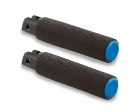 Arlen Ness Knurled Driver Blue Footpegs Harley Davidson Softail | Pan America | LiveWire | Sportster S 2018+