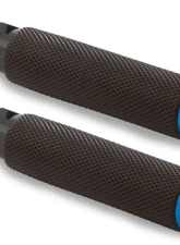 Arlen Ness Knurled Passenger Blue Footpegs Harley Davidson Softail 2018+                                     - 07-951 - Image 3