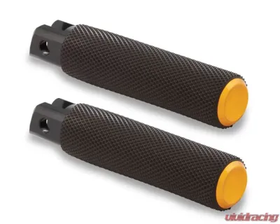 Arlen Ness Knurled Driver Gold Footpegs Harley Davidson Softail | Pan America | LiveWire | Sportster S 2018+ - 07-952