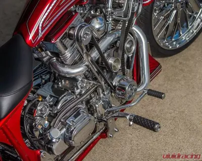 Arlen Ness Air Trax Driver Chrome Footpegs Harley Davidson Softail | Pan America | LiveWire | Sportster S 2018+ - 07-957