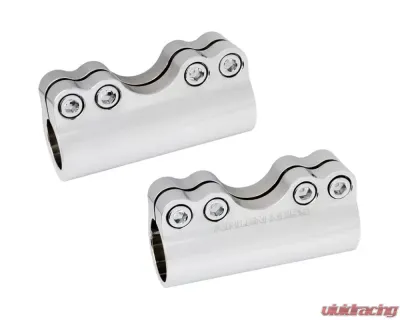 Arlen Ness Modular Adjustable Chrome Billet Handlebars Clamps (for 1" Handlebars)Harley Davidson - 08-051