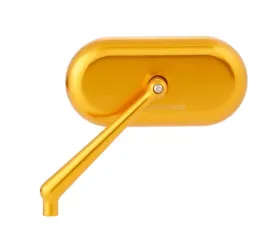 Arlen Ness Forged Oval Gold Right Side Mirror