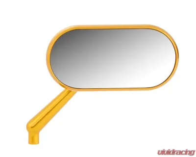 Arlen Ness Forged Oval Gold Right Side Mirror - 13-178