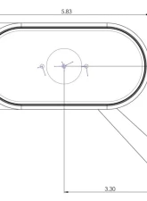 Arlen Ness Forged Oval Gold Right Side Mirror                                     - 13-178 - Image 3