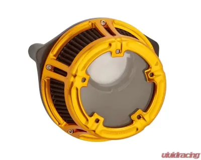 Arlen Ness Method Gold Clear Sucker Air Cleaner Kit Harley Davidson XL Sportster 1991+ - 18-178