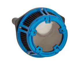Arlen Ness Method Blue Clear Sucker Air Cleaner Kit Harley Davidson Twin Cam 2000-2017