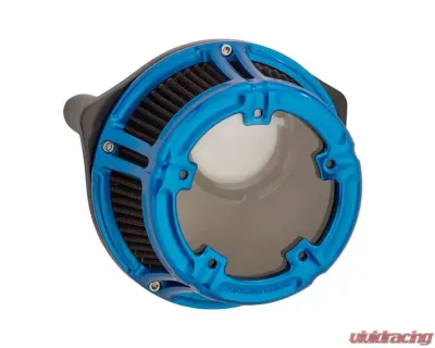 Arlen Ness Method Blue Clear Sucker Air Cleaner Kit Harley Davidson XL Sportster 1991+ - 18-183