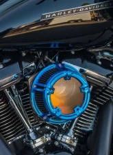 Arlen Ness Method Blue Clear Sucker Air Cleaner Kit Harley Davidson XL Sportster 1991+                                     - 18-183 - Image 2