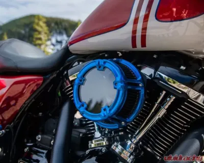 Arlen Ness Method Blue Clear Sucker Air Cleaner Kit Harley Davidson XL Sportster 1991+ - 18-183