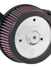 Arlen Ness Stage I Big Sucker Chrome Air Filter Kit with Factory Cover Harley Davidson FLT | FLST 2014-2017                                     - 18-441 - Image 2