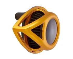 Arlen Ness Clear Tear Sucker Gold Air Cleaner Kit Harley Davidson Twin Cam 2000-2017
