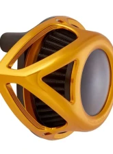 Arlen Ness Clear Tear Sucker Gold Air Cleaner Kit Harley Davidson Twin Cam 2000-2017                                     - 18-912 - Image 6