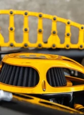 Arlen Ness Clear Tear Sucker Gold Air Cleaner Kit Harley Davidson Twin Cam 2000-2017                                     - 18-912 - Image 6