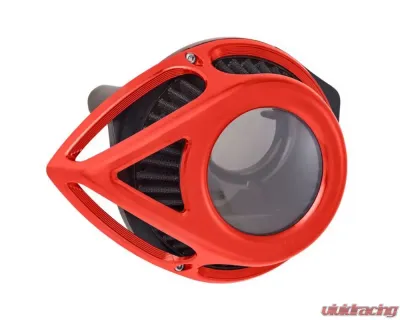 Arlen Ness Clear Tear Sucker Air Red Cleaner Kit Harley Davidson XL Sportster 1991+ - 18-913