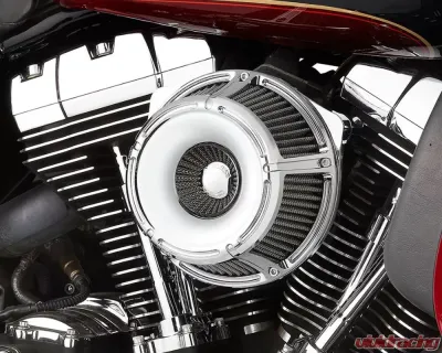 Arlen Ness Slot Track Inverted Series Chrome Air Filter Harley Davidson XL Sportster 1991+ - 18-924