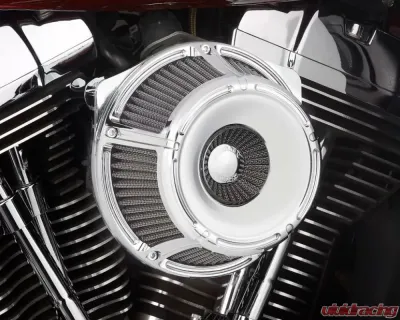 Arlen Ness Slot Track Inverted Series Chrome Air Filter Harley Davidson XL Sportster 1991+ - 18-924